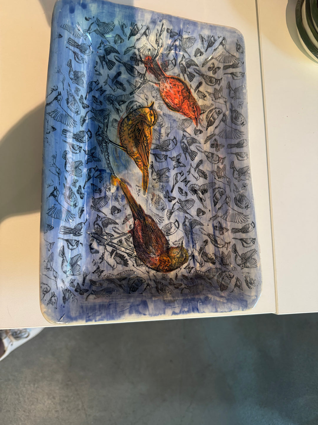 Triple Bird Tray