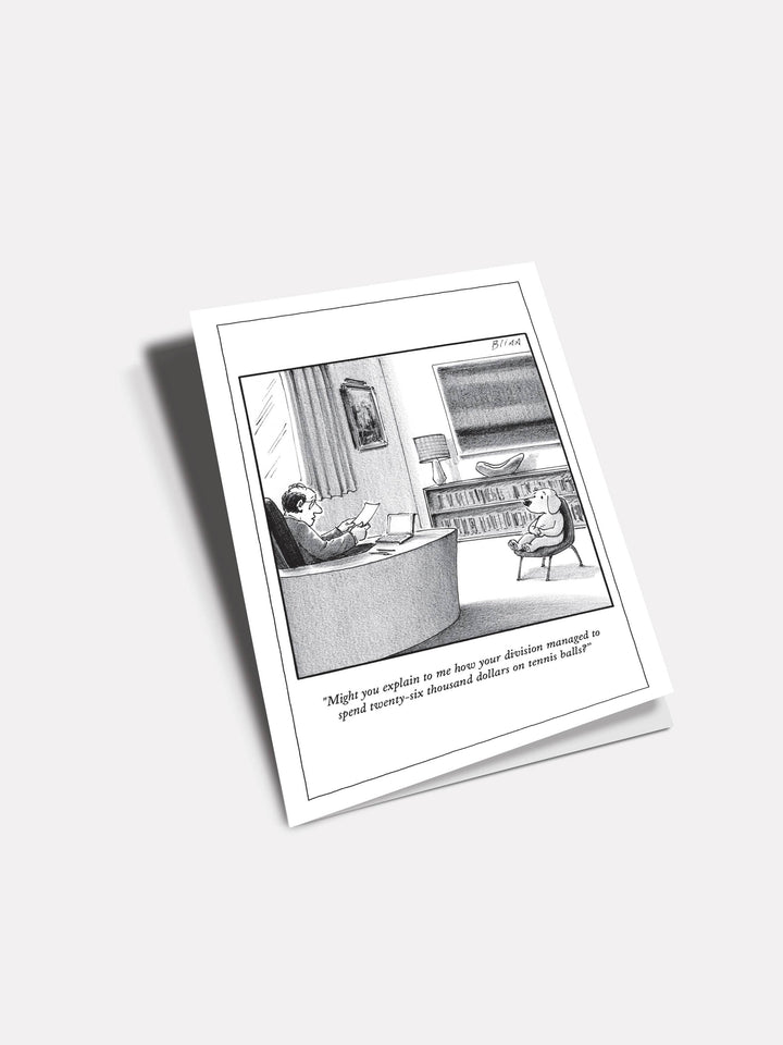 Business Expenses New Yorker Cartoon Card