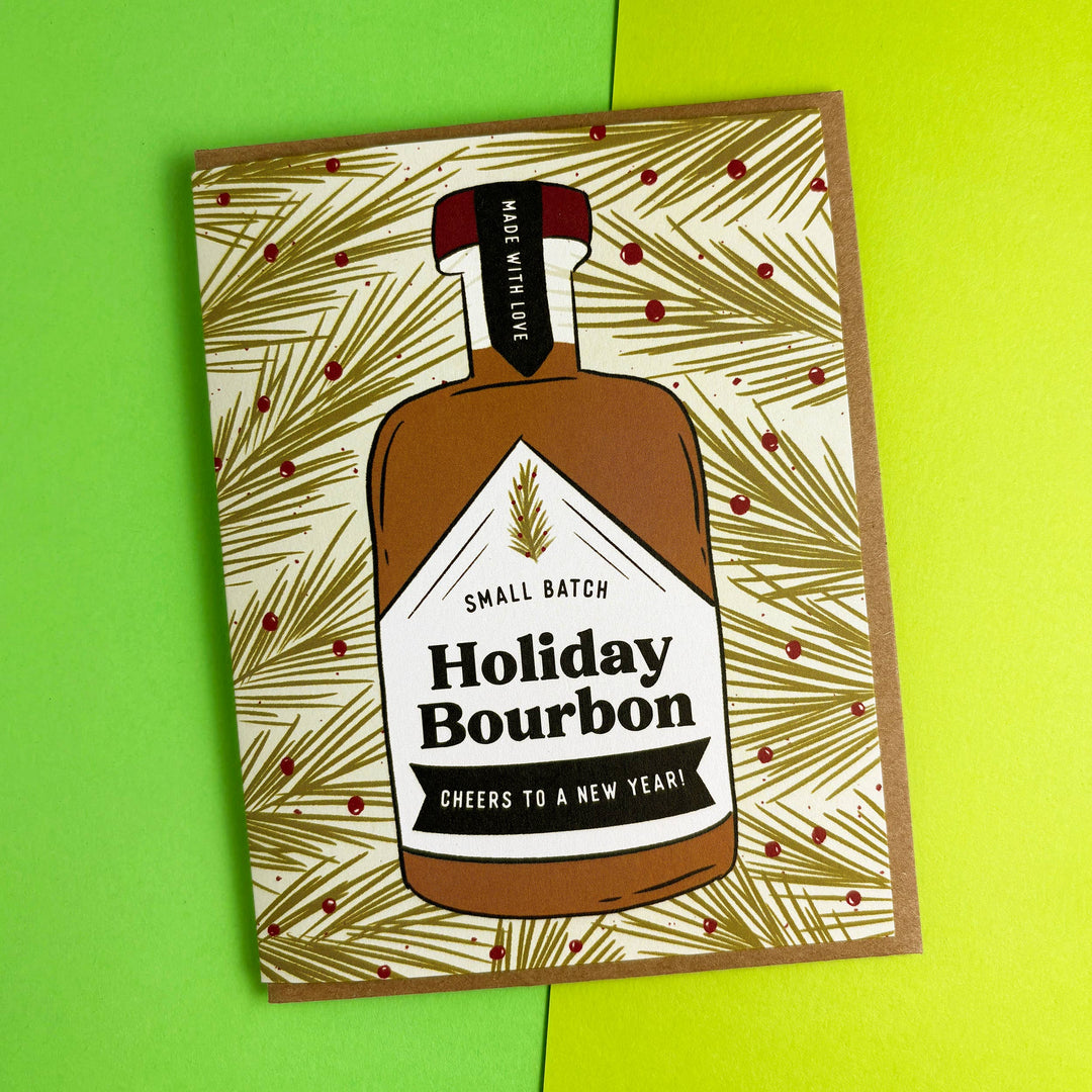 Holiday Bourbon Card: Single card