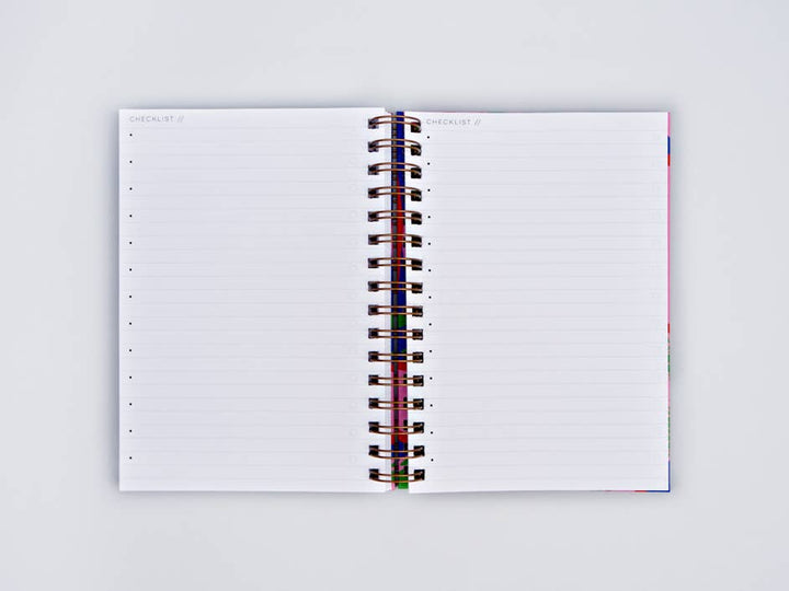 Capri Hard Cover Undated Weekly Planner