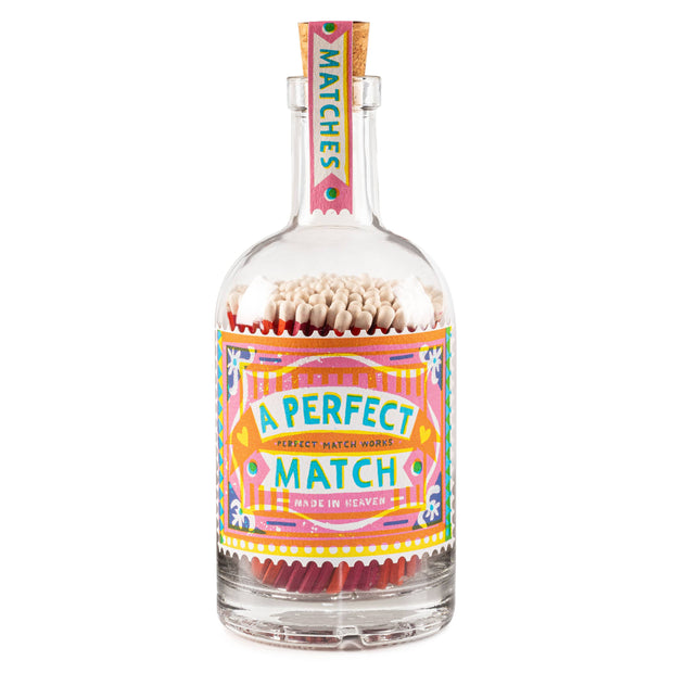 A Perfect Match | Glass Bottle - Safety Matches