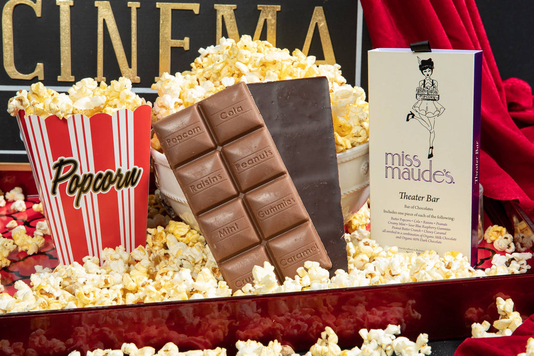 Theater Bar in Half Dark Chocolate & Half Milk Chocolate