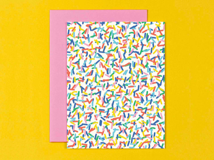 Loaded Sprinkles Blank Pattern Card Set of 8