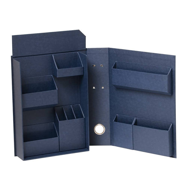 Magnetic Lifestyle Tool File for Organizer your Desk B5 size: Navy