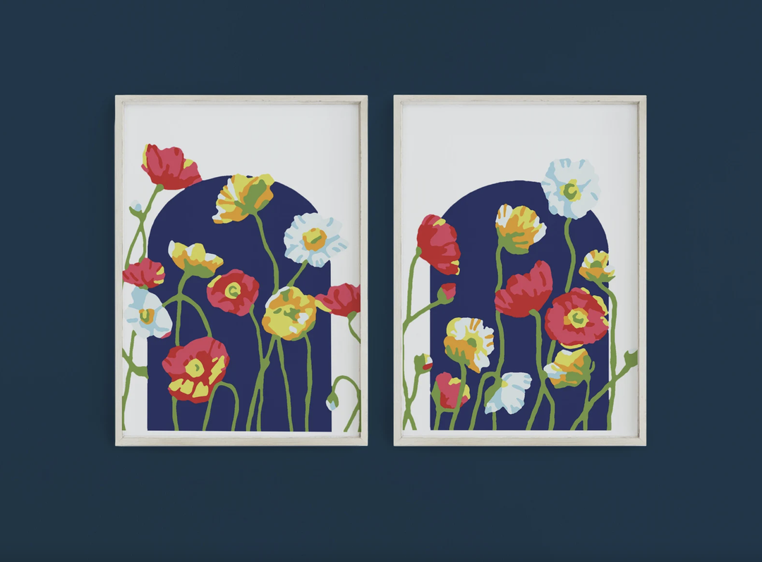 Field of Poppies Paint-By-Numbers kit