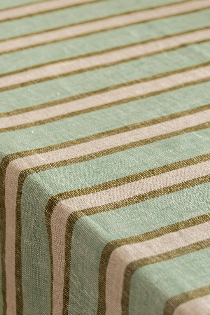 Sylph Green Linen 8ft Tablecloth