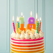 Twisted Rainbow Candles 8 Pack