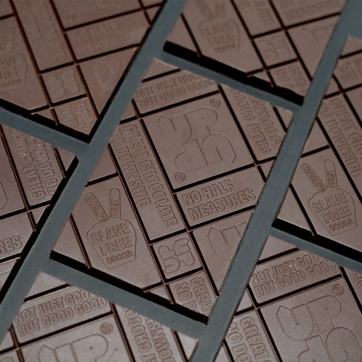 UP & UP Chocolate: Fresh Wild Mint Dark Chocolate Bar