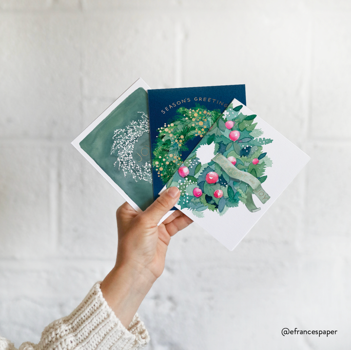 Christmas Whale Card Christmas Greeting Card