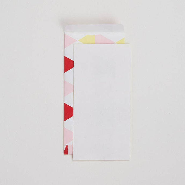 Large Envelope with Notecard Set: SHIMA-MARU RED x BLUE