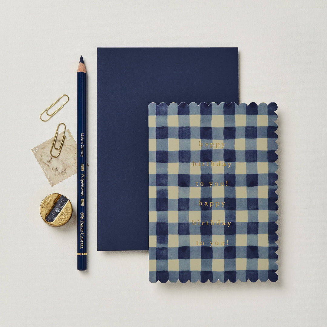 Blue Gingham &