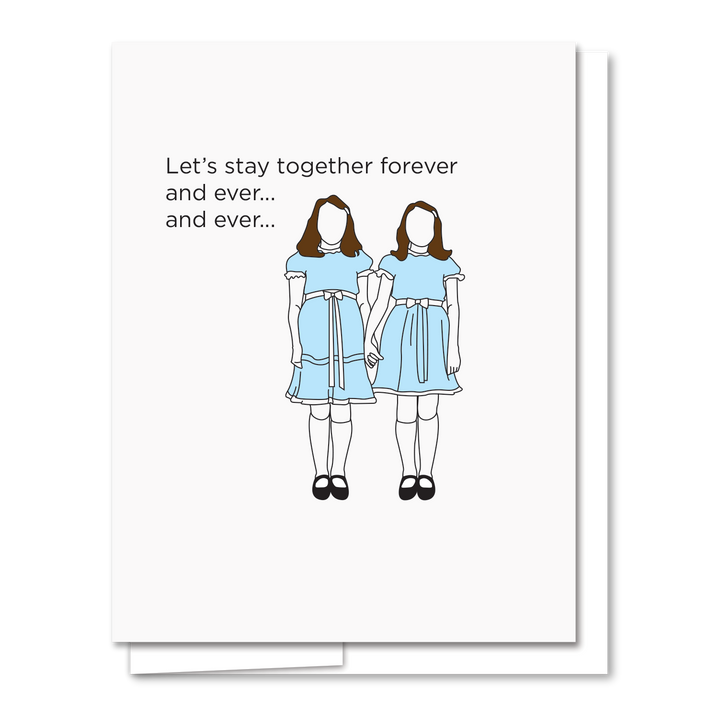 Forever - Letterpress Funny Love Card