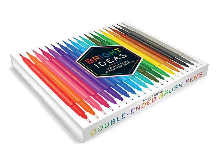 Bright Ideas Double-Ended Colored Brush Pens