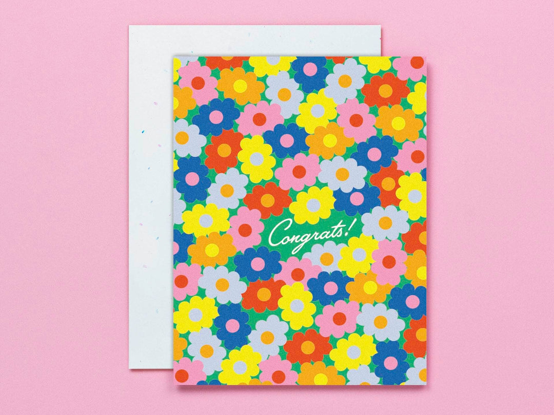 Pop Floral Congrats