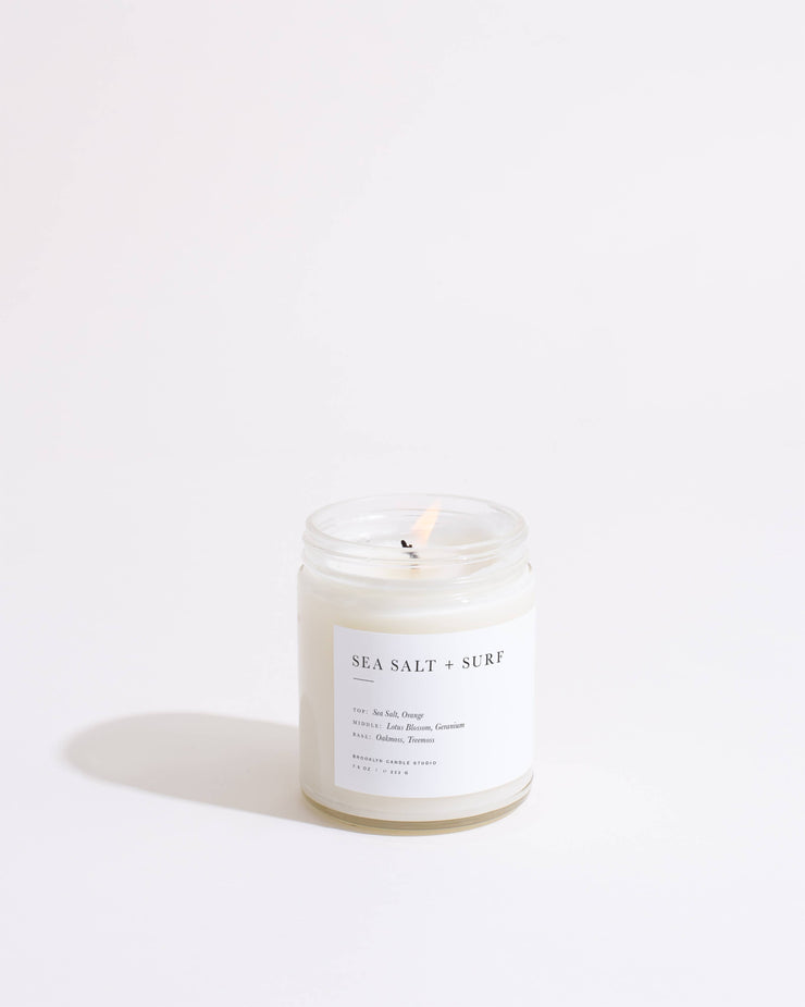 Sea Salt + Surf Minimalist Candle