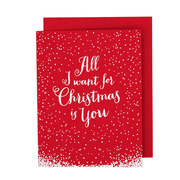 All I Want Christmas Card: Single