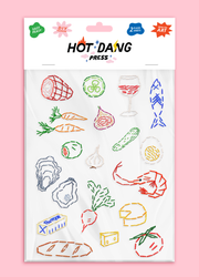 Food Embroidery Sheet Set