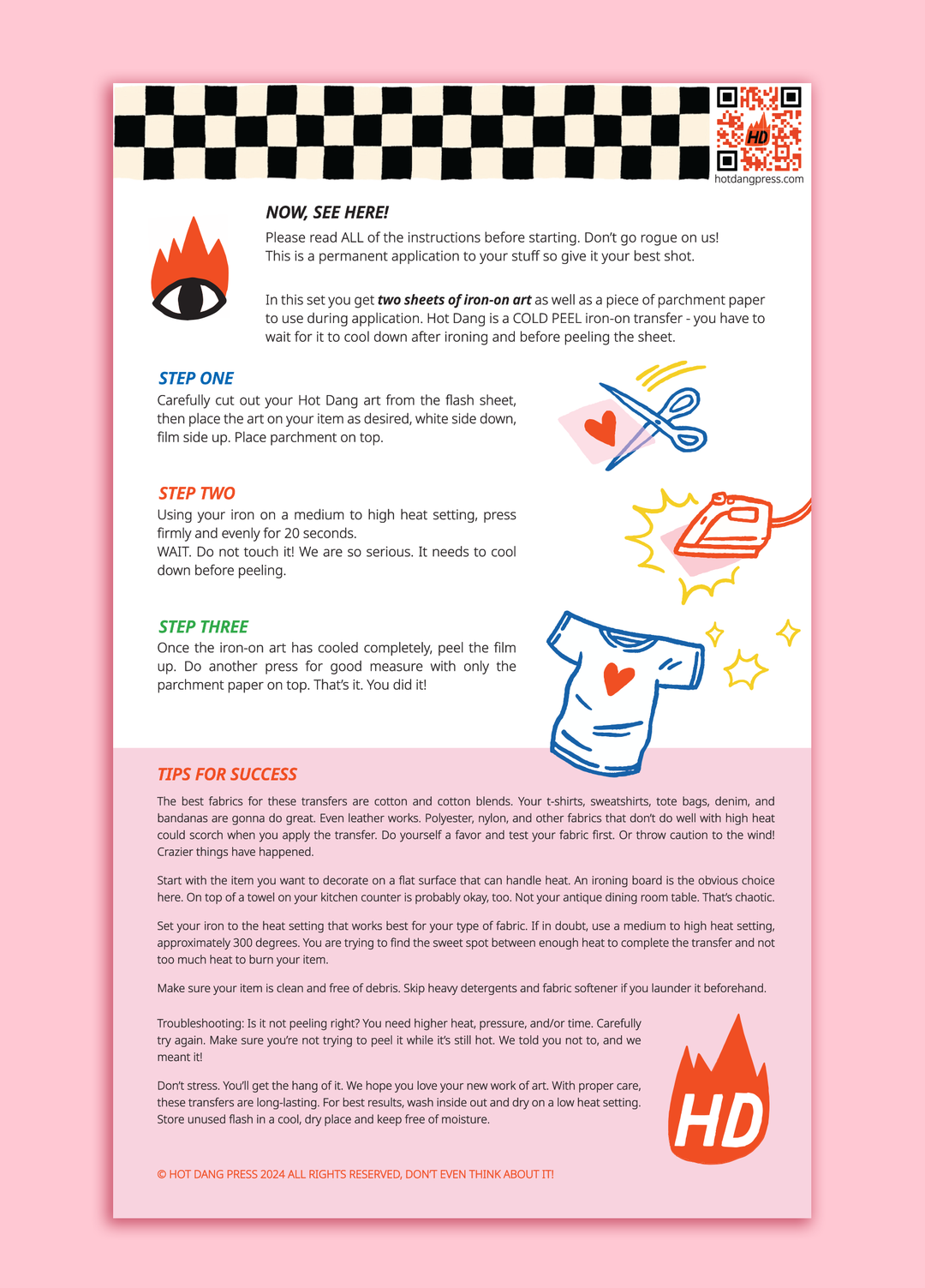 Take Shape Iron On Sheet Set