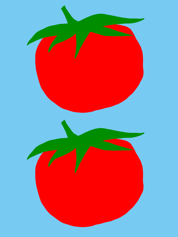 One Big Iron-On Two Maters (Tamadas, Tomatoes)