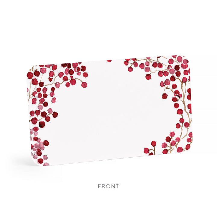 Red Berries Little Notes® – Mini Notecard Pack, Set of 5