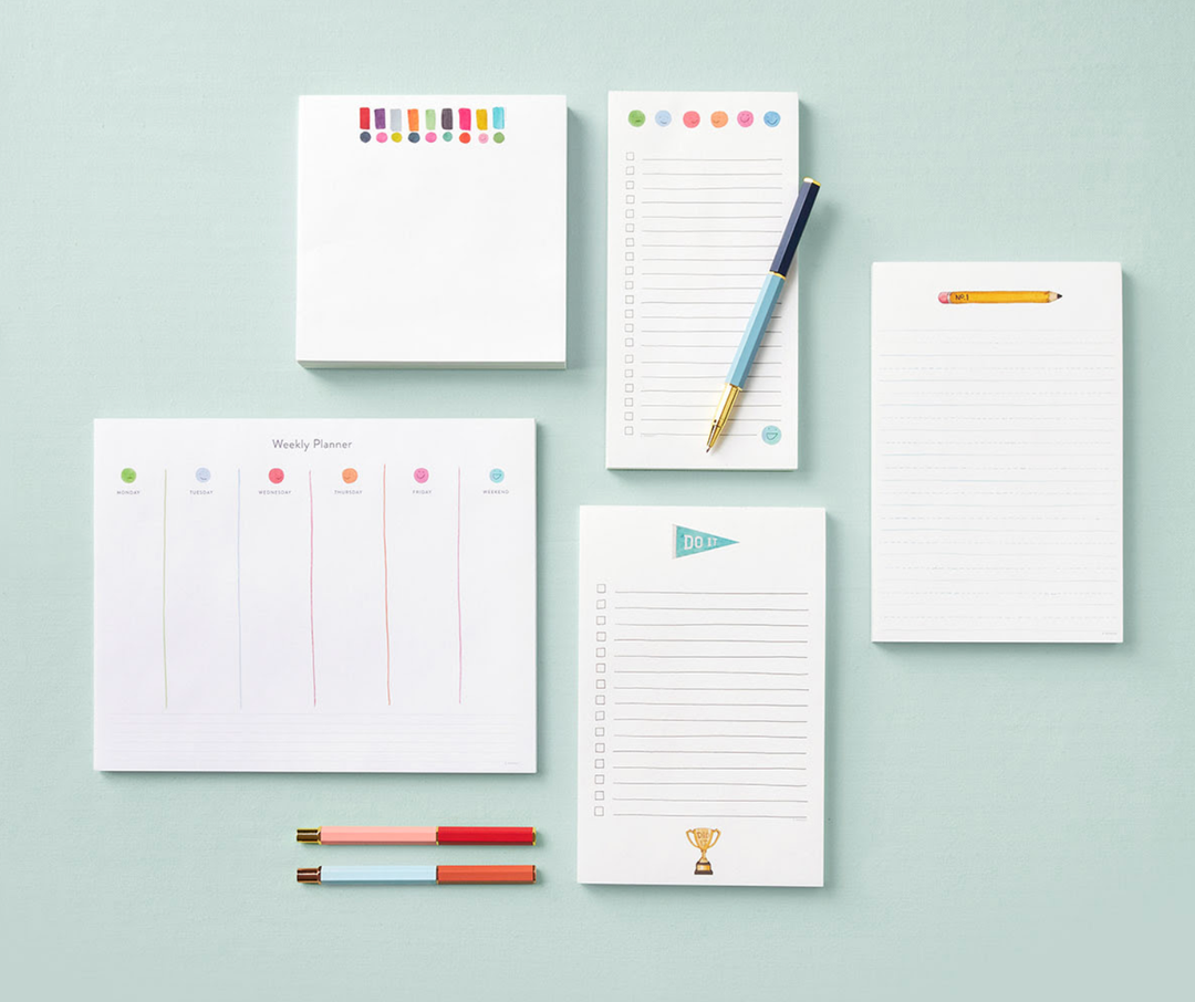 Happy Dots Chunky Square Notepad