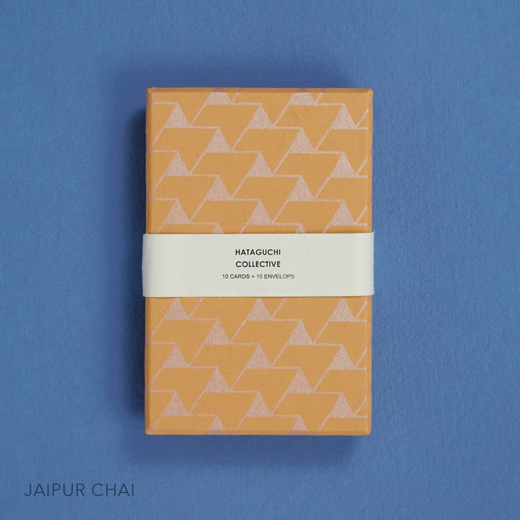 Greeting Card Set in Box: SHIMA-MARU GREY x GOLD