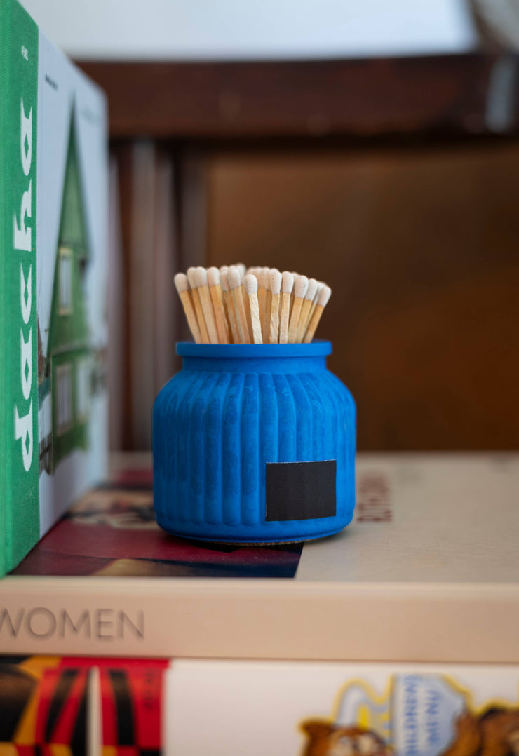 Apothecary Match Holder- Long Matches: Yellow