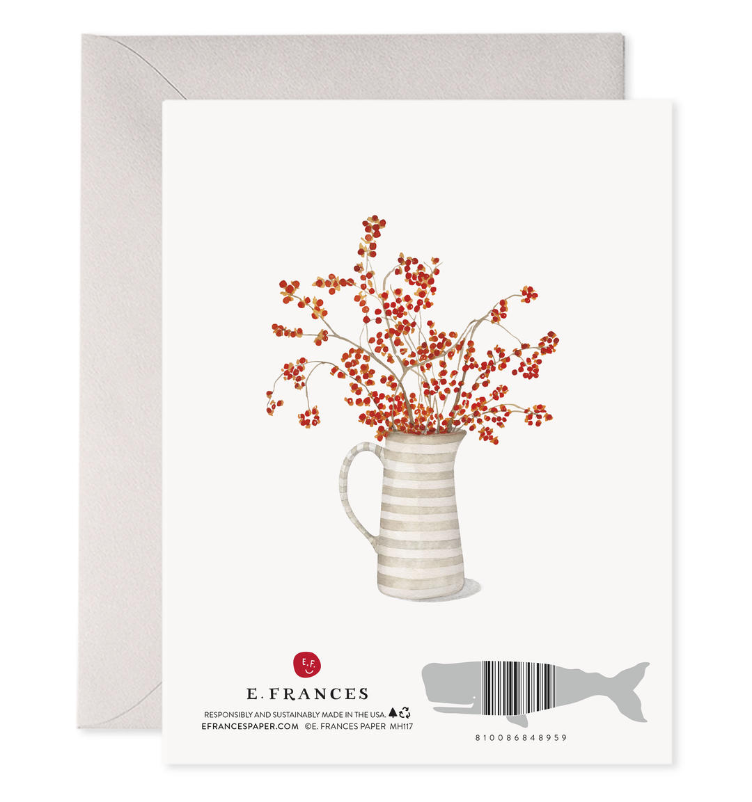 "Happy Thanksgiving" Autumn Wreath Thanksgiving Greeting Card