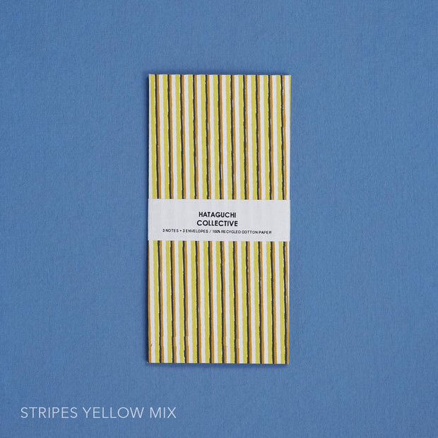 Large Envelope with Notecard Set: SHIMA-MARU GREY x GOLD