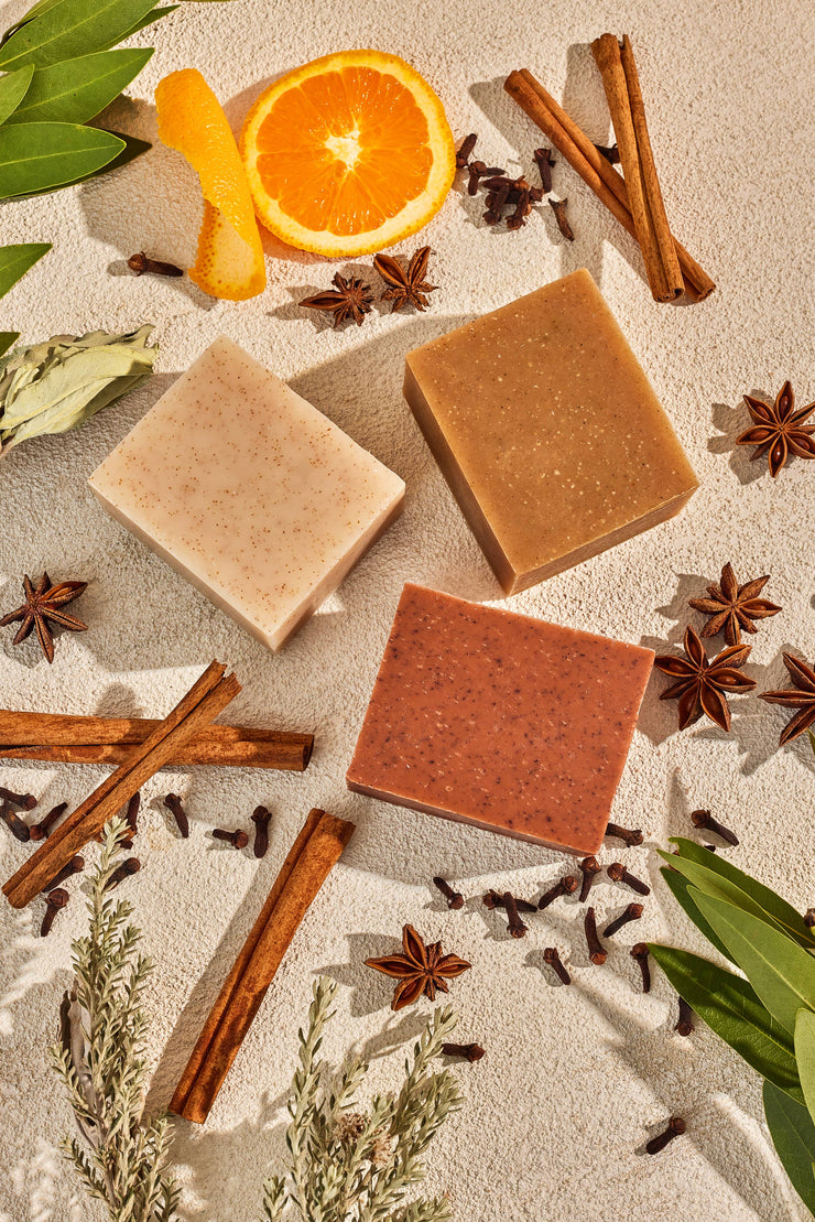 Autumn Flora + Musk with Moroccan Red Clay Soap