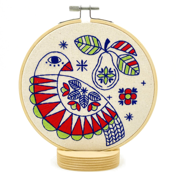 Partridge Complete Embroidery Kit