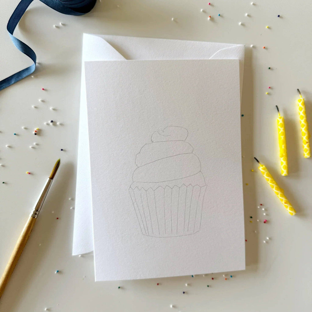 Celebrate paintable watercolor notecard set
