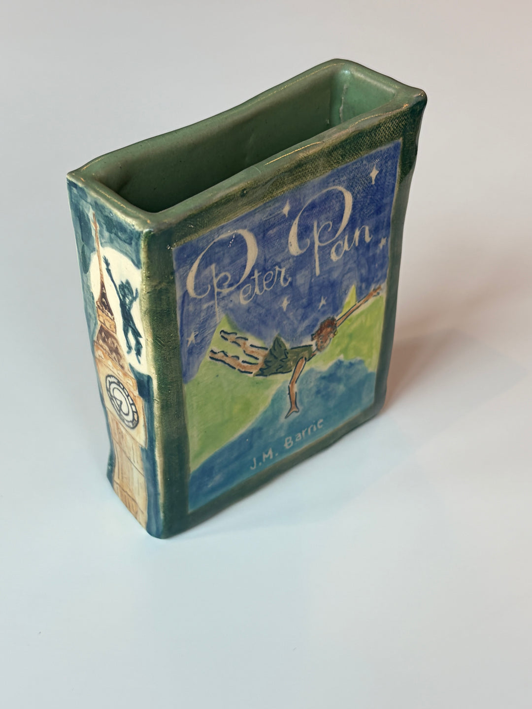 Peter Pan Book Vase