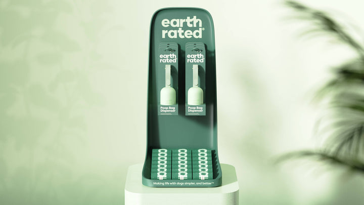 Earth Rated Countertop Display w/21 Rolls & 6 Dispensers