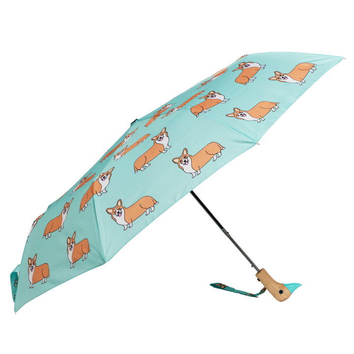 French Brand Coucou Suzette Collab - Corgi Dog Mint Umbrella