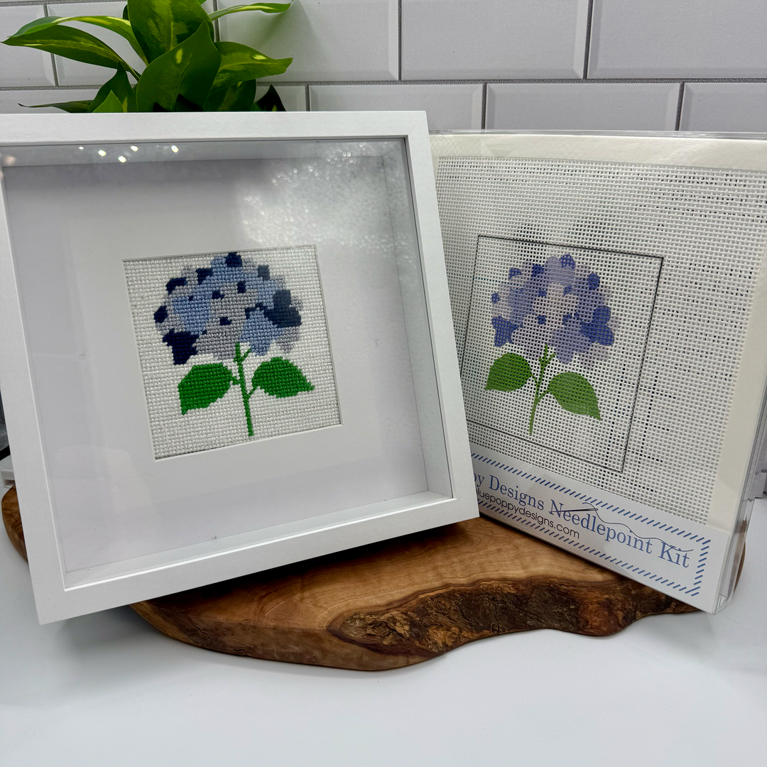 Self finishing Shadowbox Frame (real Glass) for the 4" x 4" Needlepoint kit
