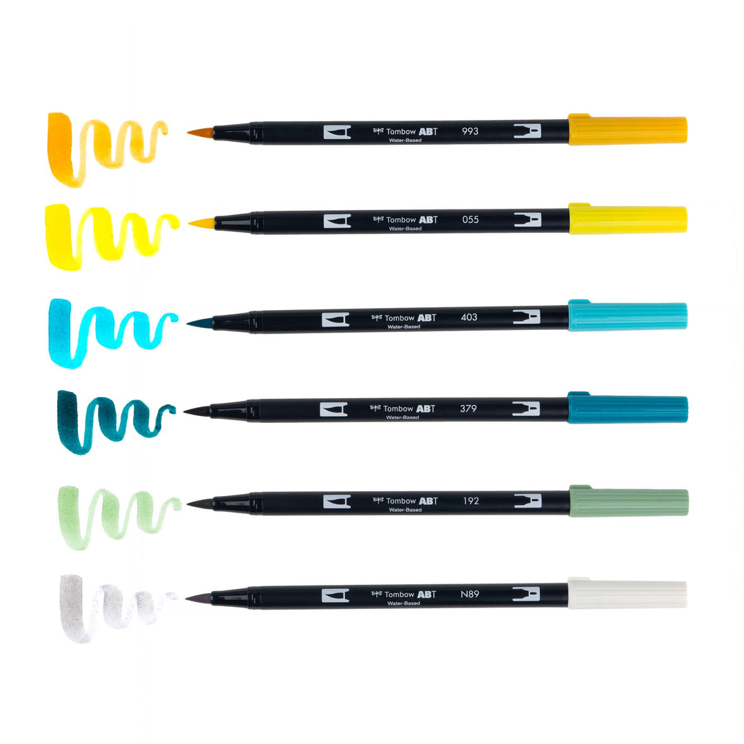 Dual Brush Markers: Lemon Squeezy