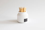 Apothecary Match Holder- Long Matches: Brick