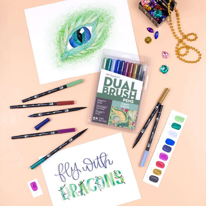 Dual Brush Markers: Dragons