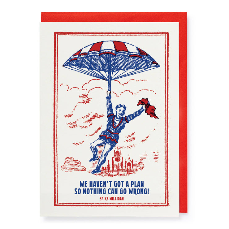 Parachute Greeting Card