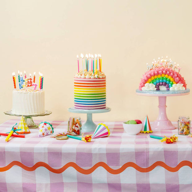 Twisted Rainbow Candles 8 Pack