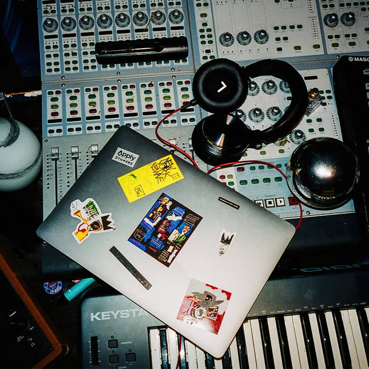 Trumpet by Basquiat - Die-Cut Sticker (music)