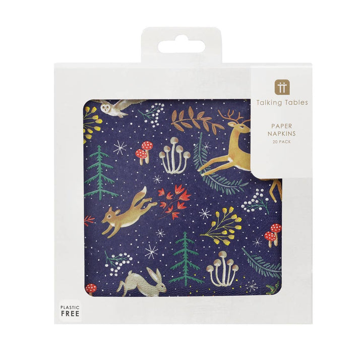 Twilight Forest Christmas Napkins 20 Pack