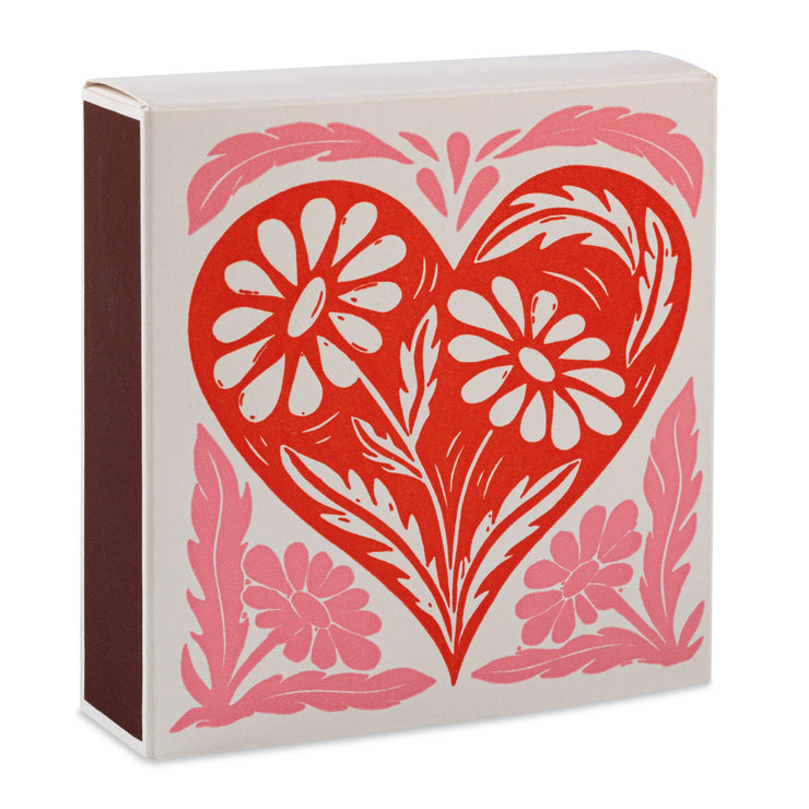 Botanical Heart Safety Matches