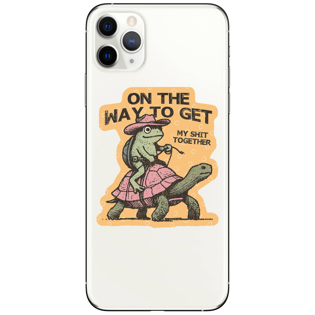 Swear Frog Cowboy Funny Turtle High Quality Vinyl Sticker