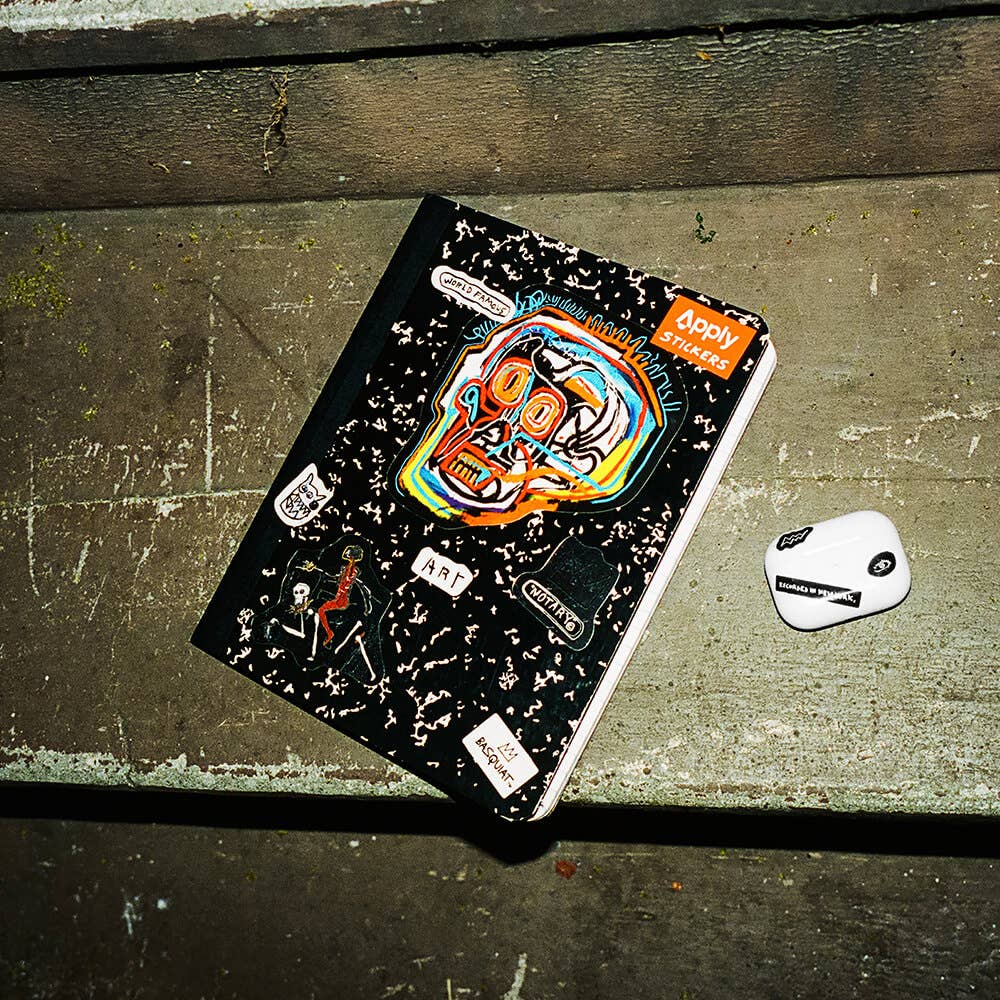 Big Head by Basquiat - Die-Cut Sticker