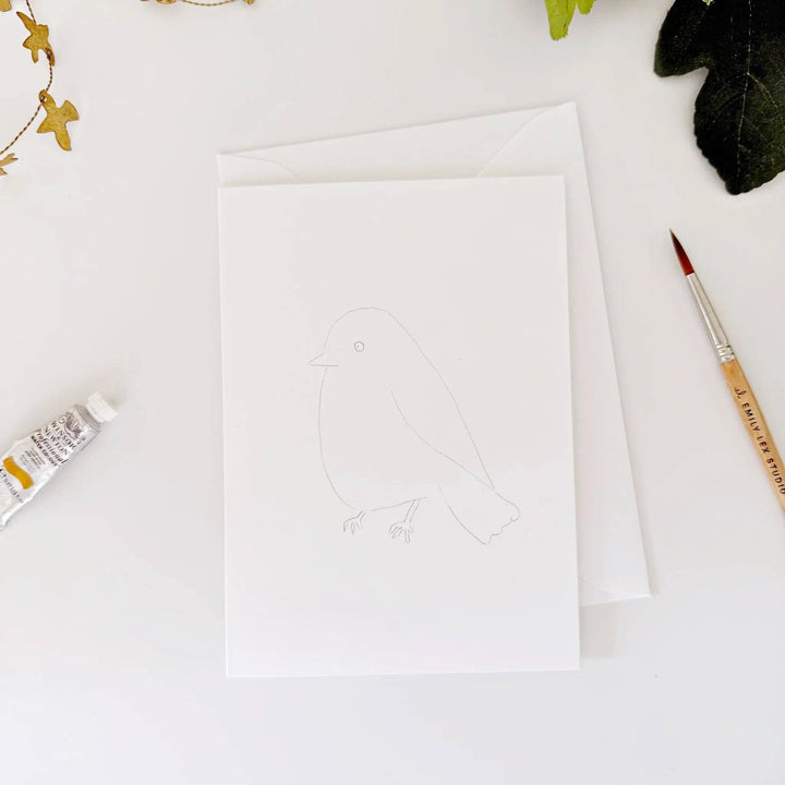 Birds Paintable Notecard Set