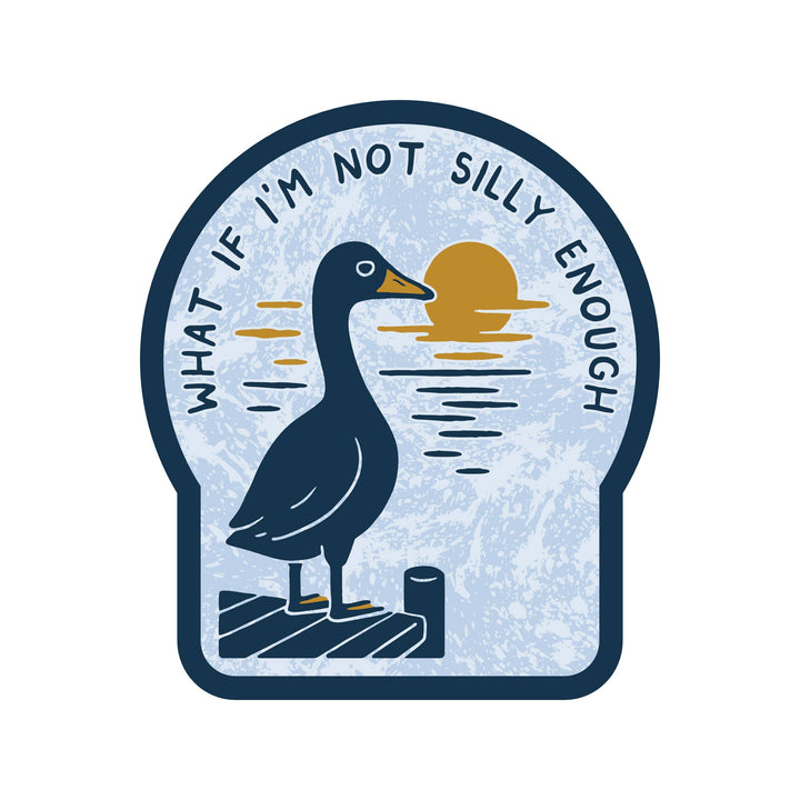 Silly Goose Funny Ironic High Quality Vinyl Sticker