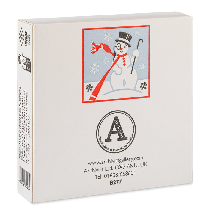Snowman | Square - Christmas Safety Matches🎄