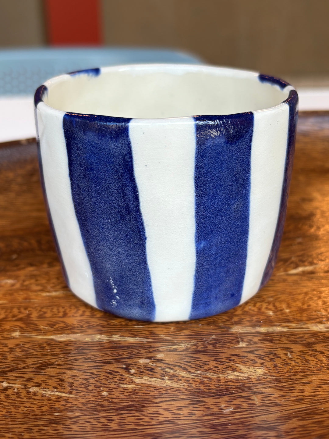 Striped Crown Ceramic Cup -  Satchiko Ceramics